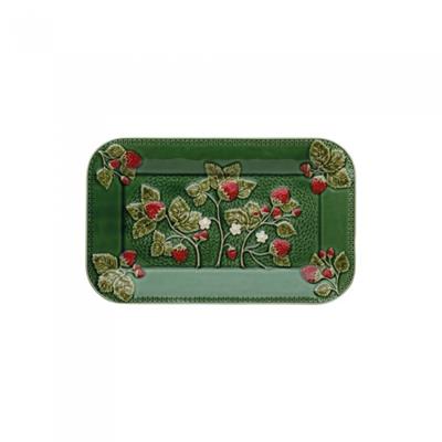 Bordallo Pinheiro 65001102 Çilekli Tepsi