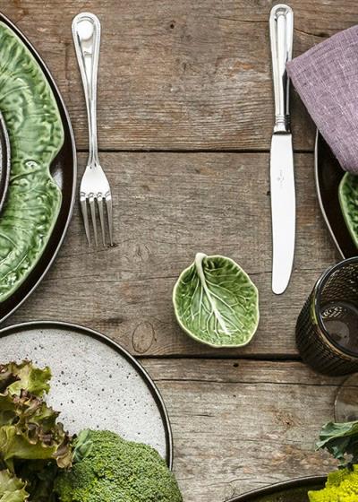 Bordallo Pinheiro 65016707 Lahana Küçük Yaprak Sosluk ( 9Cm )