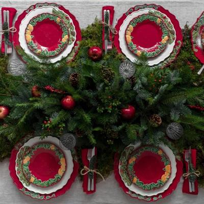 Bordallo Pinheiro 65019413 Christmas Garland Pasta Tabak 22Cm