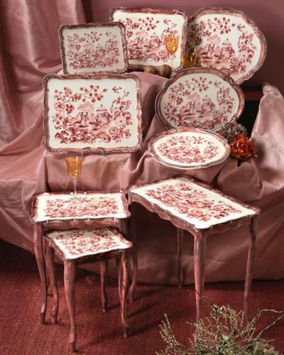Krs 9004.1 Trınanzı Victoria Pink Tepsi