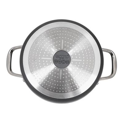Leggno Mst2828St24Gr Master Tıtanıum Sığ Tencere Gri 24 Cm
