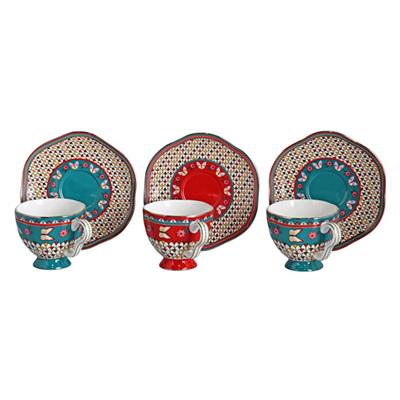 Lucky Art Lıora Bone 6Lı Kahve Fincan Seti