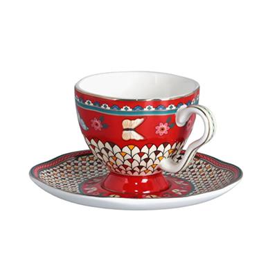 Lucky Art Lıora Bone 6Lı Kahve Fincan Seti