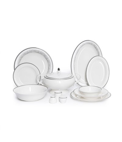 Maxx Doria Da-2004 Silver Paisley Yemek Takımı