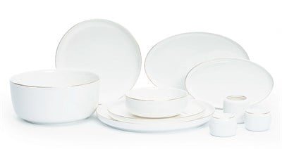 Maxx Doria Pa2102 Solo Gold 12 Kişilik 58 Parça Yemek Takımı