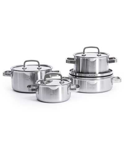 Maxx Doria Steel Forge 8 Parça Tencere Takımı Pa3028