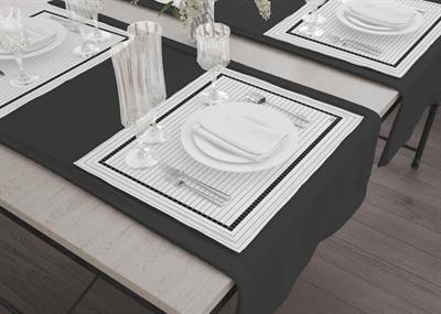 Mia Ekose -2 Amerikan Servis 6 Lı  Set - 50 X 35 Cm