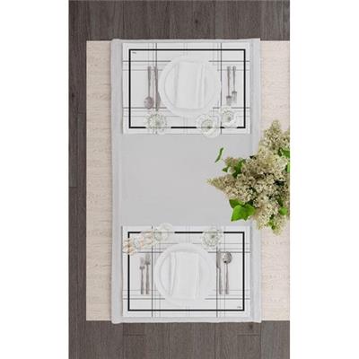 Mia Ekose -3 Amerikan Servis 6 Lı Set - 50 X 35 Cm