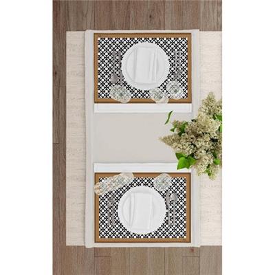 Mia Geometric -1 Amerikan Servis 6 Lı Set - 50 X 35 Cm