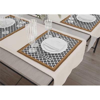 Mia Geometric -1 Amerikan Servis 6 Lı Set - 50 X 35 Cm
