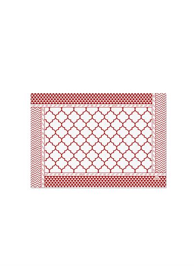 Mia Geometric -2 Amerikan Servis 6 Lı Set - 50 X 35 Cm