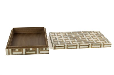 Mikasa Ahşap Beyaz Dek Kutu 31x21x6cm