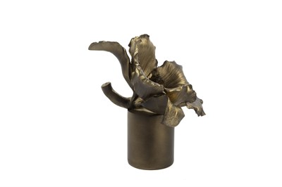 Mikasa Antik Gold Resin Çiçek Dek Obje 26x22cm