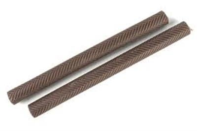 Mikasa Balık Sırtı Koyu Kahve Mat 25 Cm 2 Li Mum