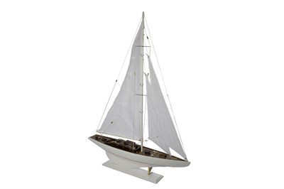 Mikasa Beyaz Ahşap Yelkenli Dek Obje 76x14x98cm