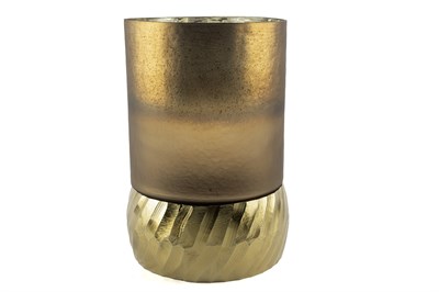 Mikasa Bronz Gold Alüminyum Dek Mumluk 26x41cm