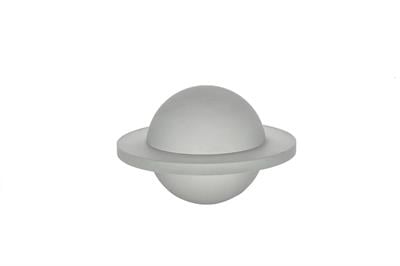 Mikasa Clear Frosted Yuvarlak Cam Obje 13*9 Cm