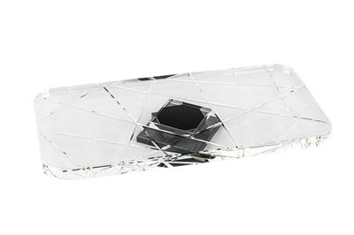 Mikasa Clear Siyah Ayaklı Tepsi 30X15X4Cm