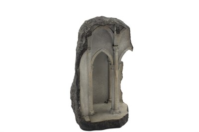Mikasa Füme Dağ Oyuntusu Resin Dek Obje 32x16cm