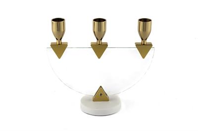 Mikasa Gold 3Lü Cam Şamdan 20X8X17Cm