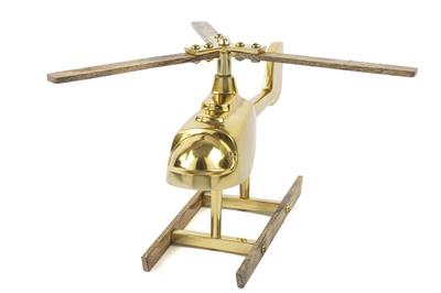 Mikasa Gold Ahşap Dekoratif Helikopter 32X16Cm
