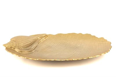 Mikasa Gold Coral Metal Dekor Tabak 48x31cm