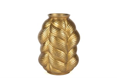 Mikasa Gold Dalgalı Vazo 25x33cm
