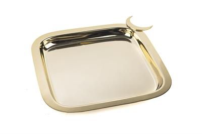 Mikasa Hilal Gold Dekor Tepsi 24X24Cm