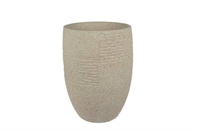 Mikasa Krem Beton Dokulu Saksı 43x63cm