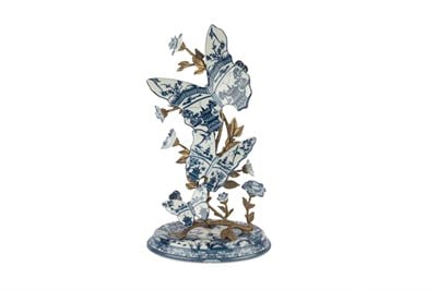 Mikasa Mavi Kelebek Standı 25C45 Cm
