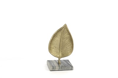 Mikasa Mermer Ayaklı Gold Yaprak 20x11cm