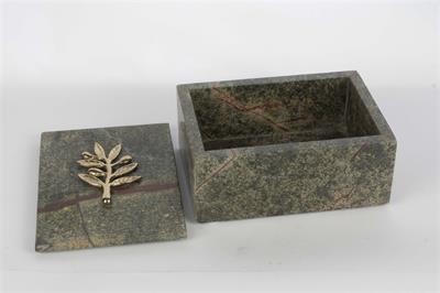 Mikasa Mermer Gold Yapraklı Dek.Kutu 18X13X8Cm