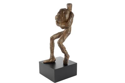 Mikasa Metal Standlı Top Taşıyan Adam Dkor. Obje 22X22X56Cm