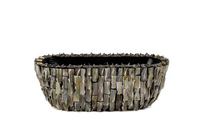 Mikasa Sedef Taşlı Saksı 47x18x18cm