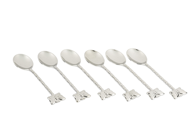 Mikasa Silver 6lı Kelebek Figürlü Çay Kaşığı