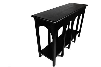 Mikasa Siyah Ahşap Konsol 120*40*81 Cm