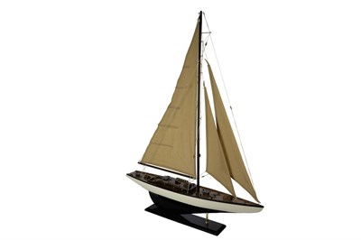Mikasa Siyah Beyaz Kahve Yelkenli Dek Obje 76x14x98cm