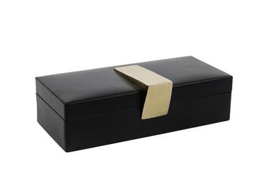 Mikasa Siyah Gold Şeritli Kutu 30X16X10Cm