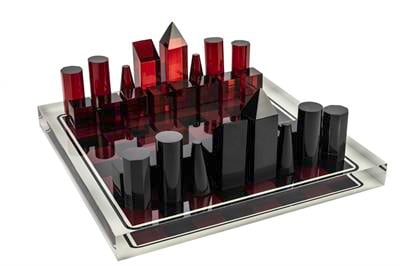 Mikasa Siyah Kırmızı Satranç St 36X36X14Cm