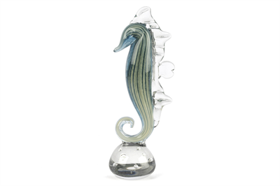 Mikasa Turkuaz Cam Dek Denizatı 33x11cm