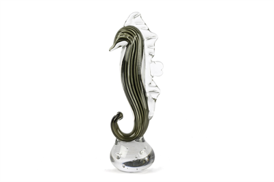 Mikasa Yeşil Siyah Cam Dek Denizatı 33x11cm