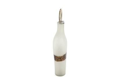 Mikasa Zeolit Taşlı Beyaz Cam Dek Obje 10x46cm