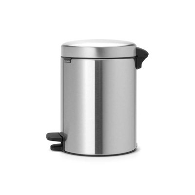 Newıcon Fpp Matt Steel Pedallı Çöp Kutusu 5l