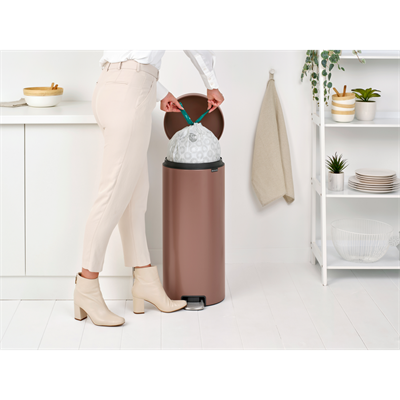 Newıcon Satın Taupe Pedallı Çöp Kutusu 30l