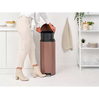 Newıcon Satın Taupe Pedallı Çöp Kutusu 30l