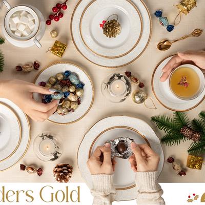 Nk-1714L/D054Ac Noritake Flanders Gold 84 Prc Y.T