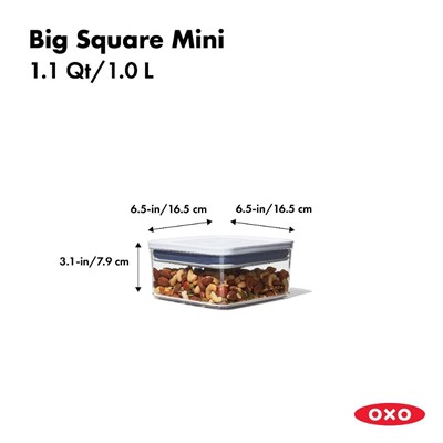 Oxo Gg Pop Contaıner - Büyük Kare Mini 1.1 Qt