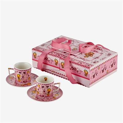 Chiara Alessi Pembe Porselen Kahve Fincan Seti 120 Ml