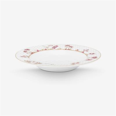 Pip Studio Beyaz Porselen Çukur Tabak 21,5 Cm Jolie Collection