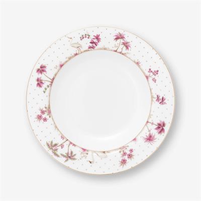 Pip Studio Beyaz Porselen Çukur Tabak 21,5 Cm Jolie Collection